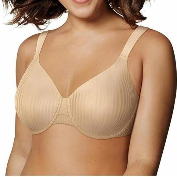 New Playtex Secrets Perfectly Smooth
Underwire Bra Nude Stripe 36D Women's - Picture 1 of 13